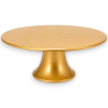 Alzatina in Plastica - Diametro 22 cm - Oro