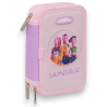 K-Pop Demon Hunters - Glicine - Astuccio Competo Scuola 3 Zip - 12,5x5
