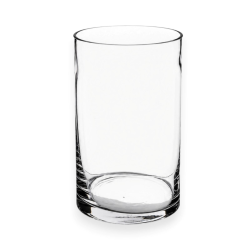Vaso Cilindrico in Vetro Borosilicato 25 cm Trasparente – Vaso Decorat