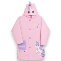 Colourbook - Mantellina Pioggia Bambina - Unicorn