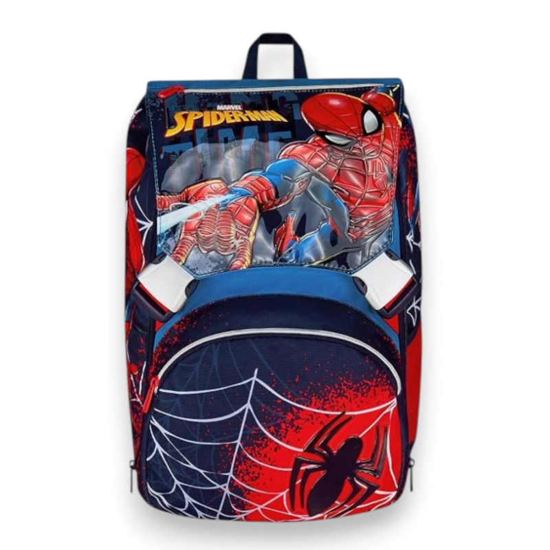 Seven - Zaino Scuola Elementare - Spiderman Sdoppiabile - 24 LT - 27x3