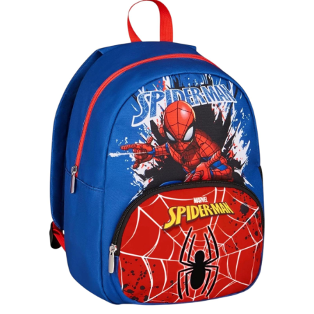 Seven - Zaino Asilo - Spiderman - Tasca Frontale - 14 LT