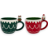 Set 2 Tazze Natalizie Decorazione Candy - 450 ML