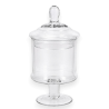Barattolo in Vetro con Coperchio e Base a Stelo – Porta Confetti Elega