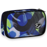Seven - Portapenne Scuola Round Plus Big - Blu/Nero/Verde