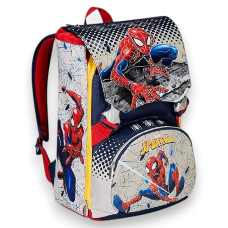 Seven - Zaino Scuola Elementare - Spiderman Sdoppiabile WEBBED WONDER 