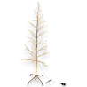 Albero con Perline e 120 Luci Led - 145 Cm