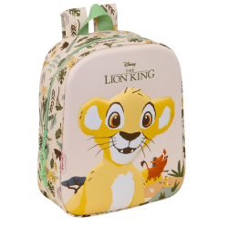 Safta - Zaino Asilo 3D - Re Leone - 22x10x27 cm