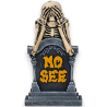 Lapide Con Scheletro Halloween - 54x30x3 Cm