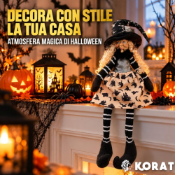 Strega Seduda con Luce - 60 Cm