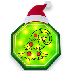 Insegna Luminosa - Grinch - 37x54 Cm