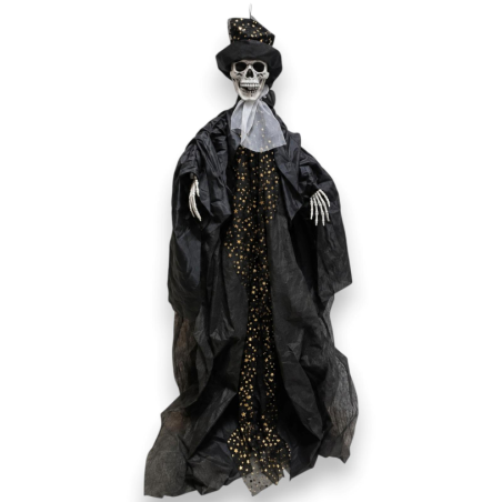 Mago Fantasma Scheletro con Luci e Suoni - 180 Cm