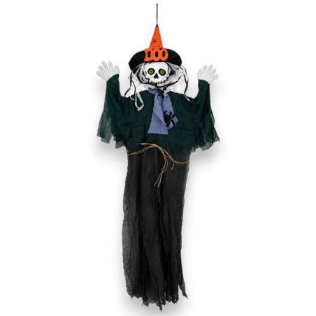 Appendino Scheletro Fantasma Halloween - 130 Cm