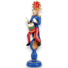 Statuina Renna con Tamburo - 10,5x12x41,5 cm