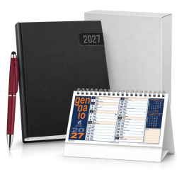 Agenda Ristorante Giornaliera 2027 - Nera - 576 Pagine, Calendario e P