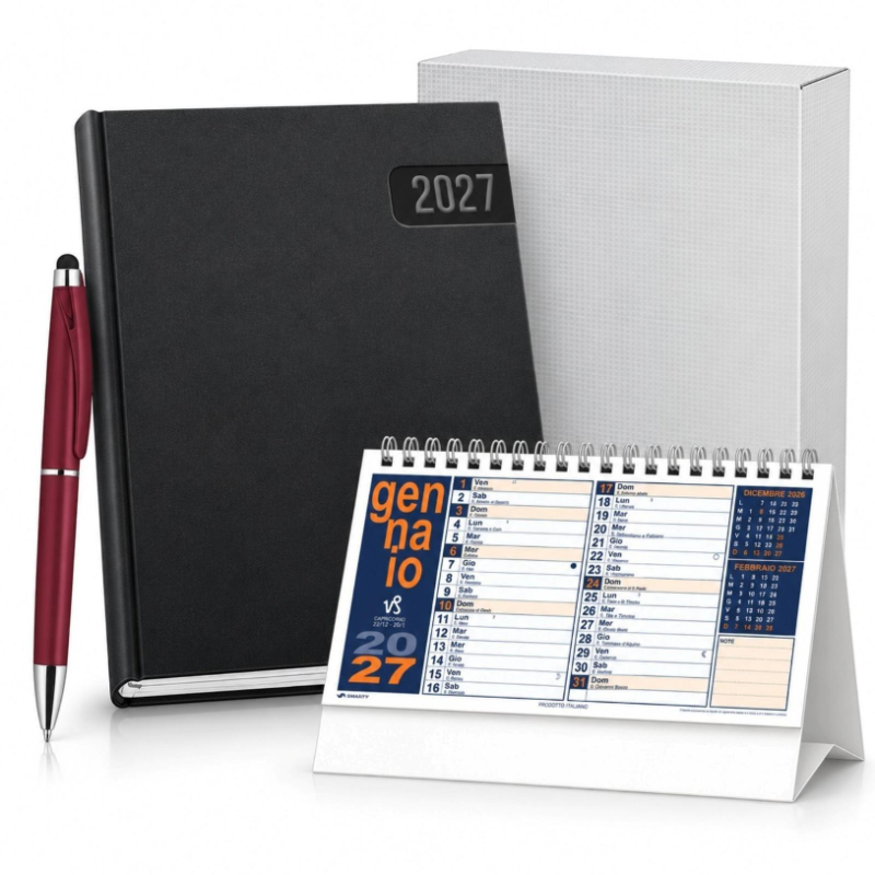 Agenda Ristorante Giornaliera 2027 - Nera - 576 Pagine, Calendario e P