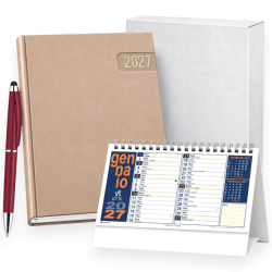 Agenda Giornaliera Ristorante 2027 - Sabbia - 576 Pagine, Calendario e