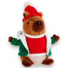 Capibara Natalizio Peluche - 30 Cm