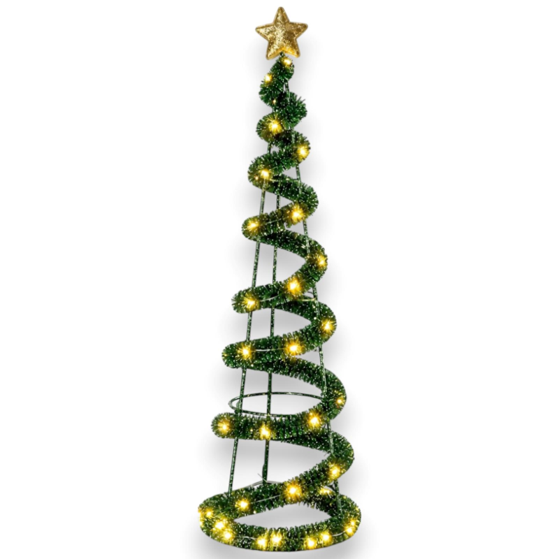 Albero a Spirale con Led - 65 cm