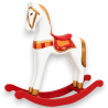 Cavalluccio a Dondolo in Legno - 33x6,5x32 Cm