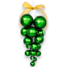 Grappolo 25 Palline Natale - 40 Cm - Verde