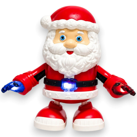 Babbo Natale con Luci Musica e Movimento - 15x20 Cm