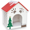 Cuccia Natalizia per Animali Domestici - 42,5x39,5x48 Cm