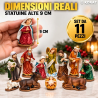 Set Natività Lusso 11 Pezzi - 9 cm
