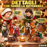 Set Natività Lusso 11 Pezzi - 9 cm