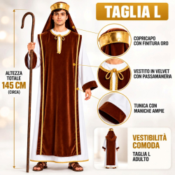 Pegasus - Costume di San Giuseppe - Taglia L