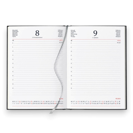 Agenda Giornaliera 2027 KORAT – Interno 15 × 21 cm - Sabato e Domenica