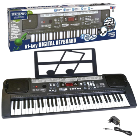 Bontempi - HarmonyKeys - Tastiera Digitale a Passo Medio - 61 Tasti