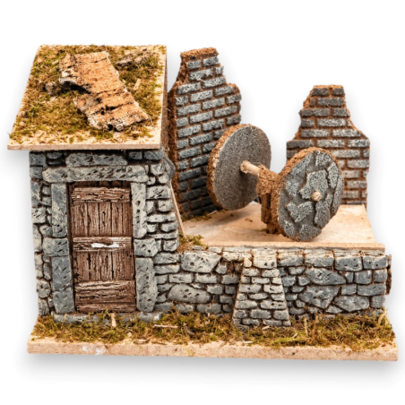 Macina Elettrica per Presepe - 22x17x17 cm