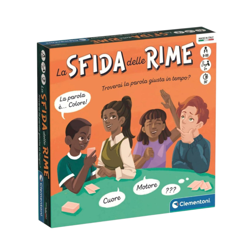 Clementoni - La Sfida delle Rime - 37x28x5 cm