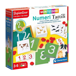 Clementoni Sapientino Montessori - Numeri Tattili - 25x29x6 cm