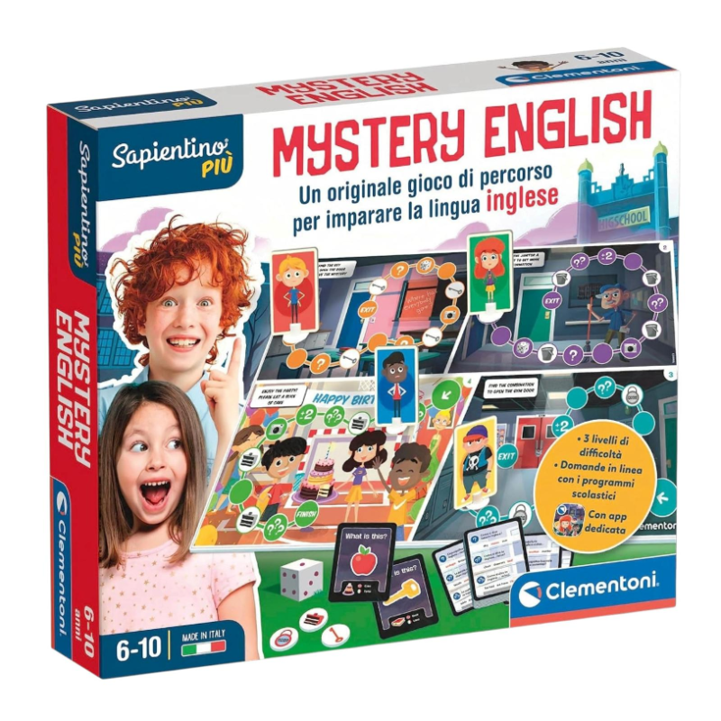 Clementoni Sapientino Più - Mistery English - 6 -10 Anni - 25x29x6 cm
