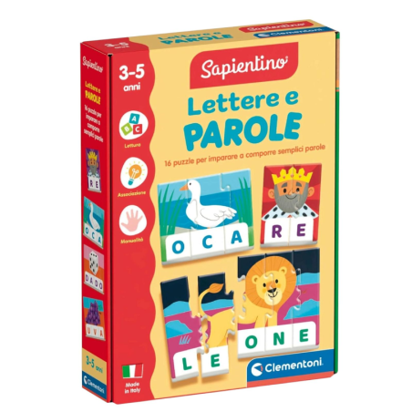 Clementoni Sapientino - Lettere e Parole - 18x25x4 cm