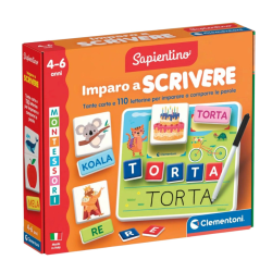 Clementoni Sapientino Montessori - Imparo a Scrivere - 25x29x6 cm