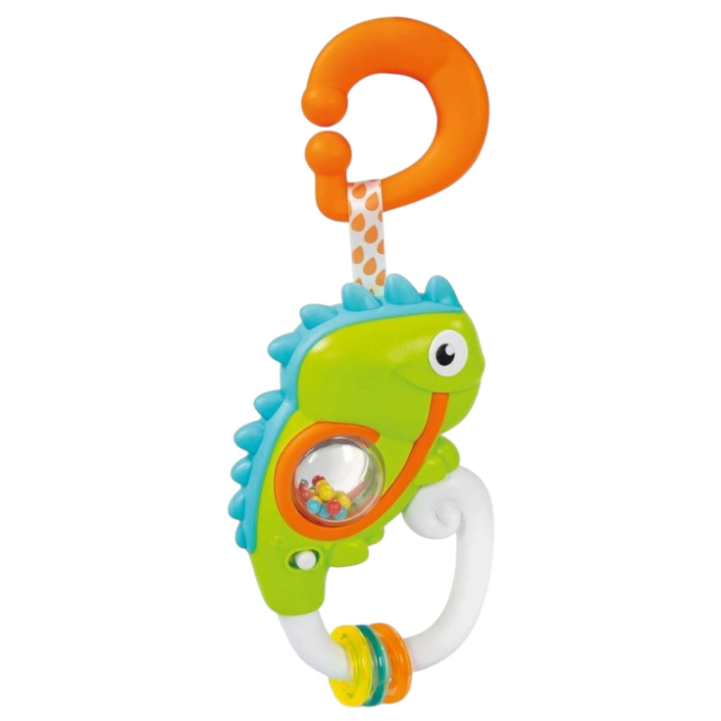 Clementoni Baby - Sonaglino Camaleonte Interattivo - 3/36 Mesi - 15x24