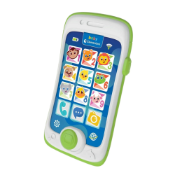 Clementoni Baby - Sonaglino Elettronico Telefono Verde- 3/36 Mesi - 15