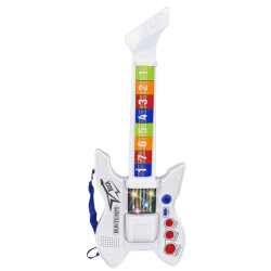 Bontempi - InfraGroove - Chitarra Rock ad infrarossi - Bianca - 58 cm