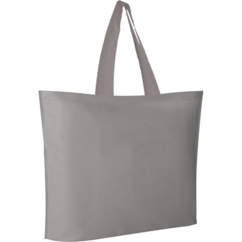 50 BORSE SHOPPERS IN TNT 50x40 cm con soffietto 12cm BUSTA SPESA 80 g/