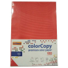 RISMA CARTA COLORATA 100 FF A4 ROSSO FORTE 200 GR 210x297 MM INKSET LA