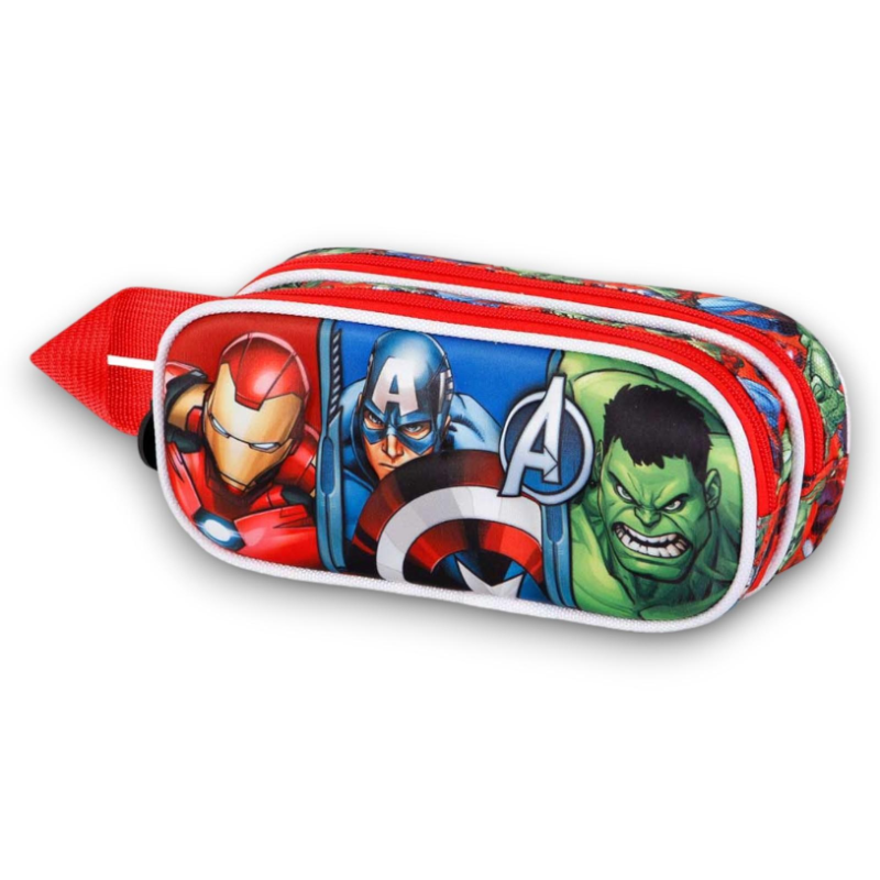 Avengers - Astuccio Doppio 3D - Multicolore