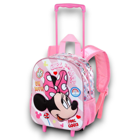 Minnie - Zaino Trolley Asilo 3D - Multicolore