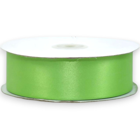 ROTOLO DOPPIO RASO 40 mm x 50 mt - VERDE MELA