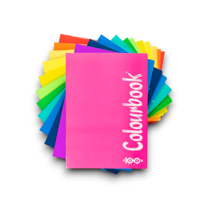 Colourbook - Quadernone A4 - 1R - Fluo - 72 Pagine - 100GR