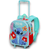 Disney Lilo e Stitch Tropic Zaino 3D con Ruote Piccolo, Blu, 26 x 34 c