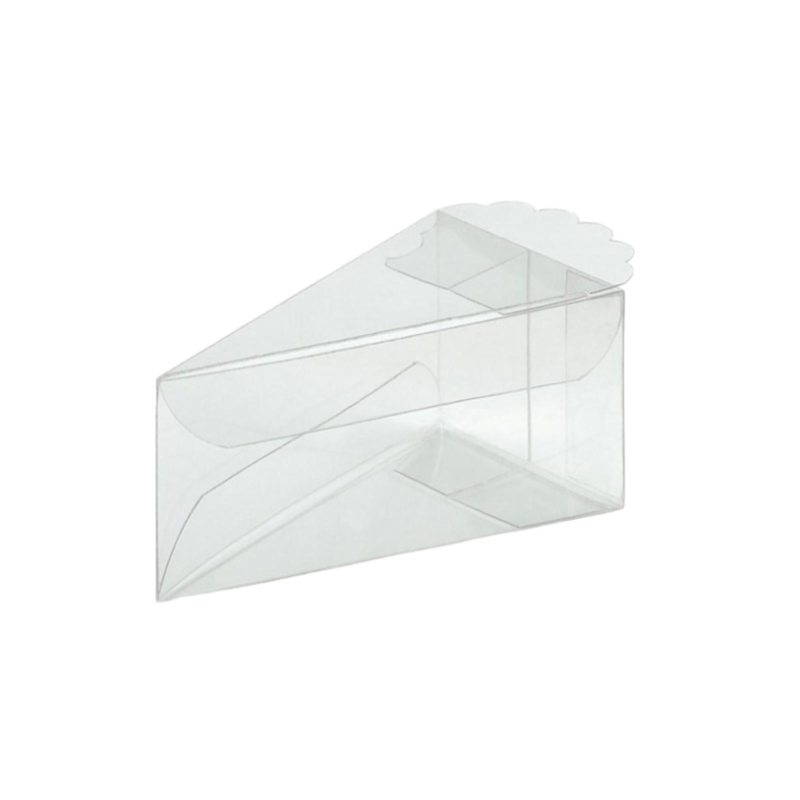 10x Scatoline Cono in PVC Trasparente - 5x4,5x9 cm