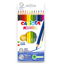 Carioca colori acquarellabili 12 pz